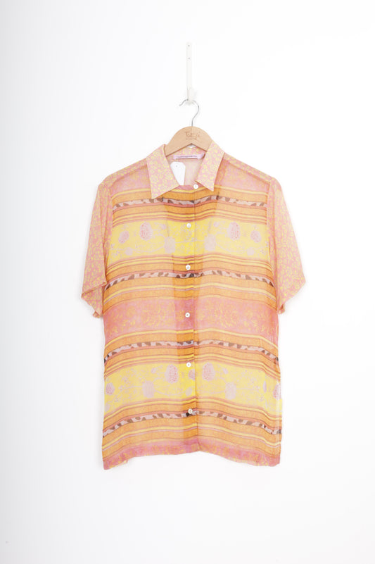 Hansen & Gretel Womens Pink Shirt Size S