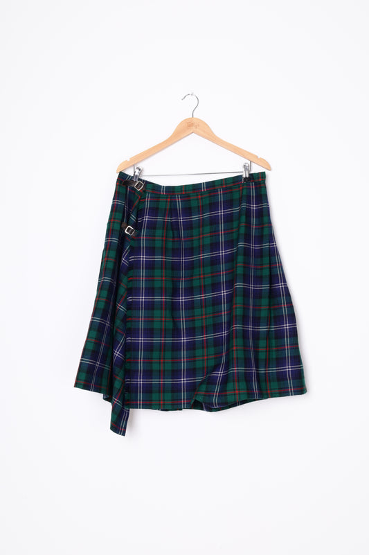 Kiltmakers  Womens Green Skirt Size M