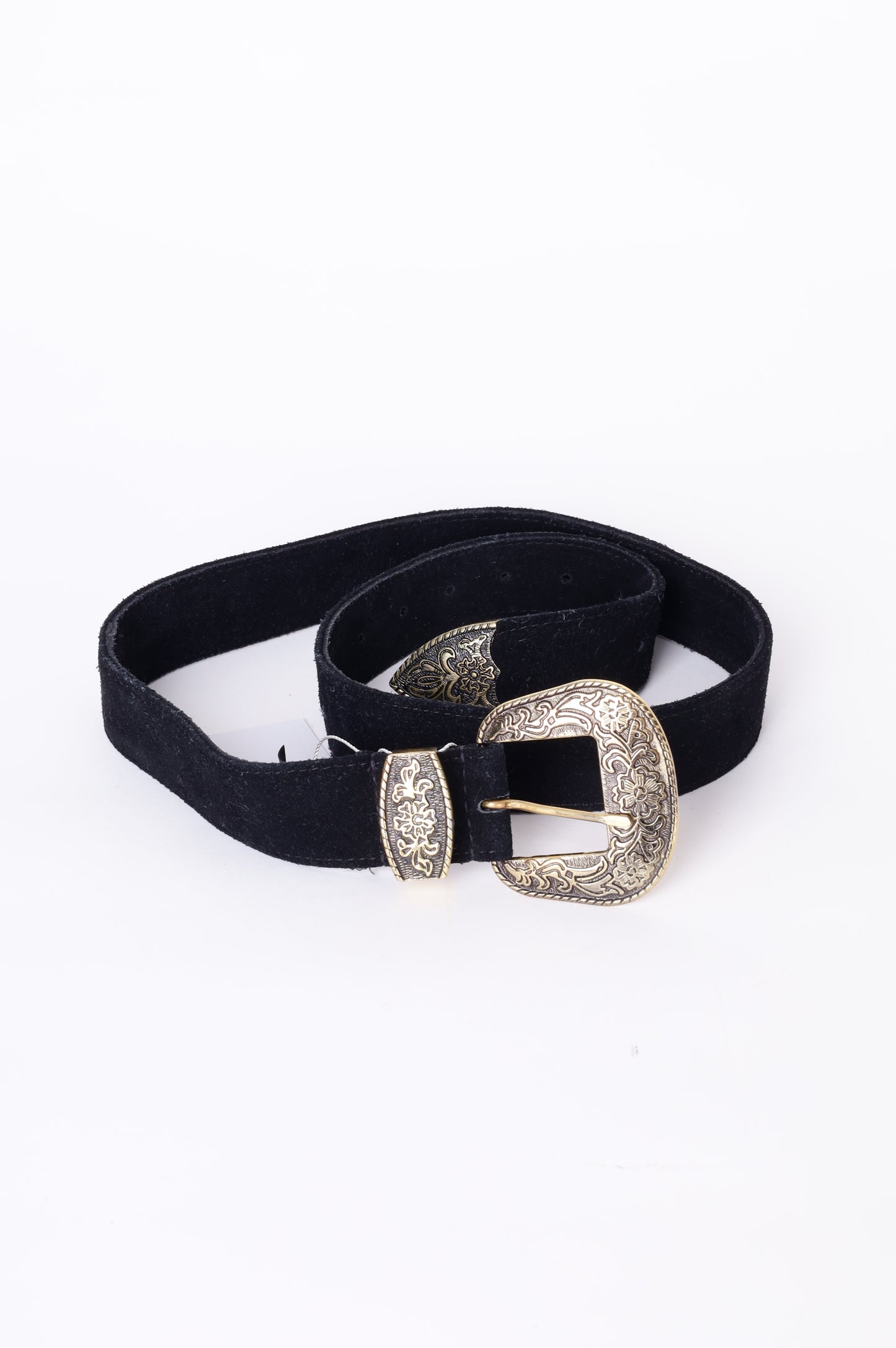 No Label Womens Black Belt Size O/S