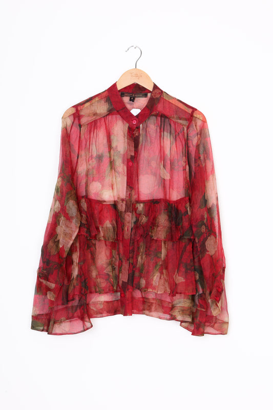 Trelise Cooper Womens Red Blouse Size S