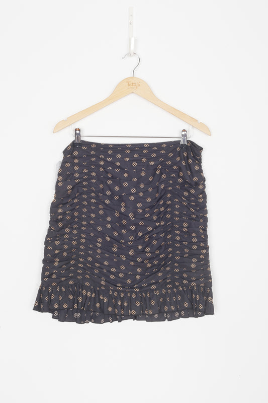 Rough Studios Womens Black Mini Skirt Size L