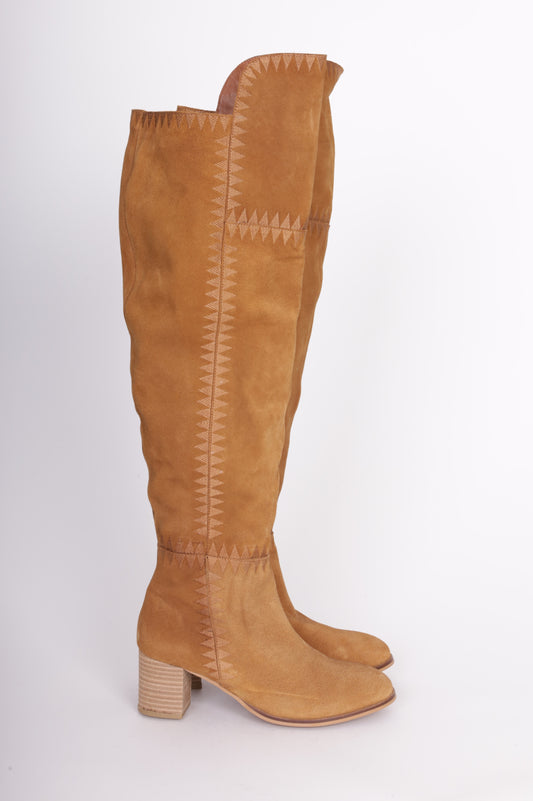 Human Premium Womens Beige Boots  Size EU 39