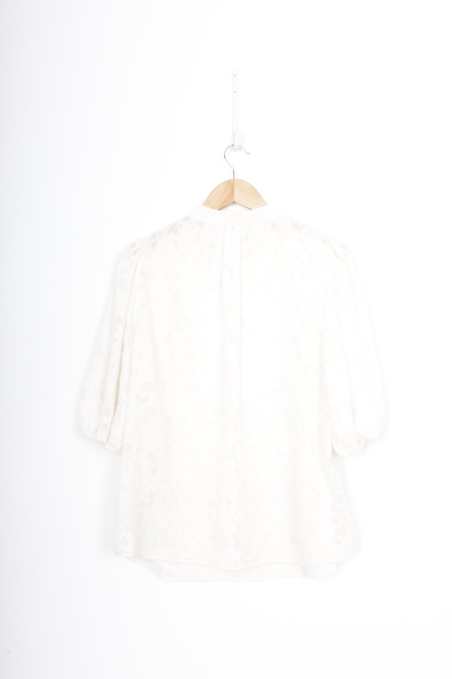 Veronika Maine Womens Cream Top Size 12