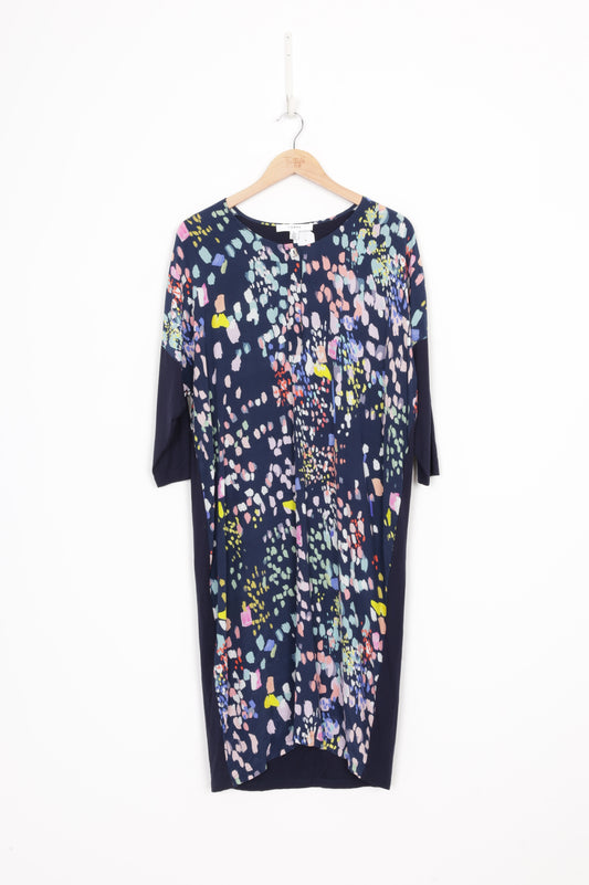 Verge Womens Blue Dress Size S