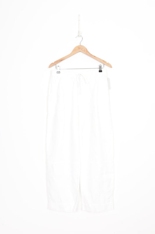 Hej Hej Womens White Pants Size 14