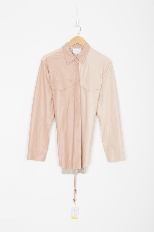 Nanushka Womens Pink Shirt Size S