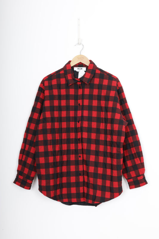 MSGM Milano Mens Red Jacket Size 42