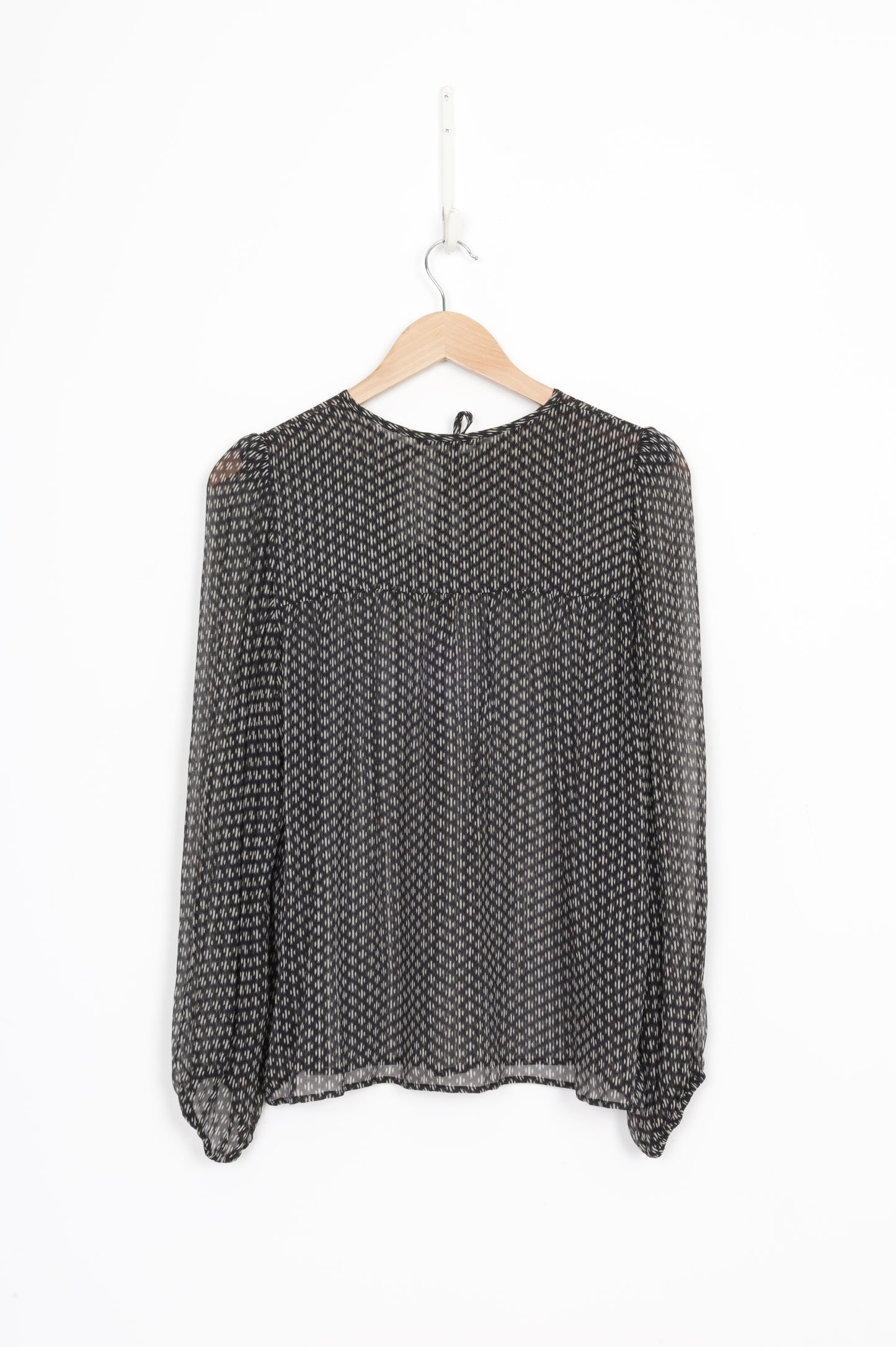 Helen Cherry Womens Black Top Size S