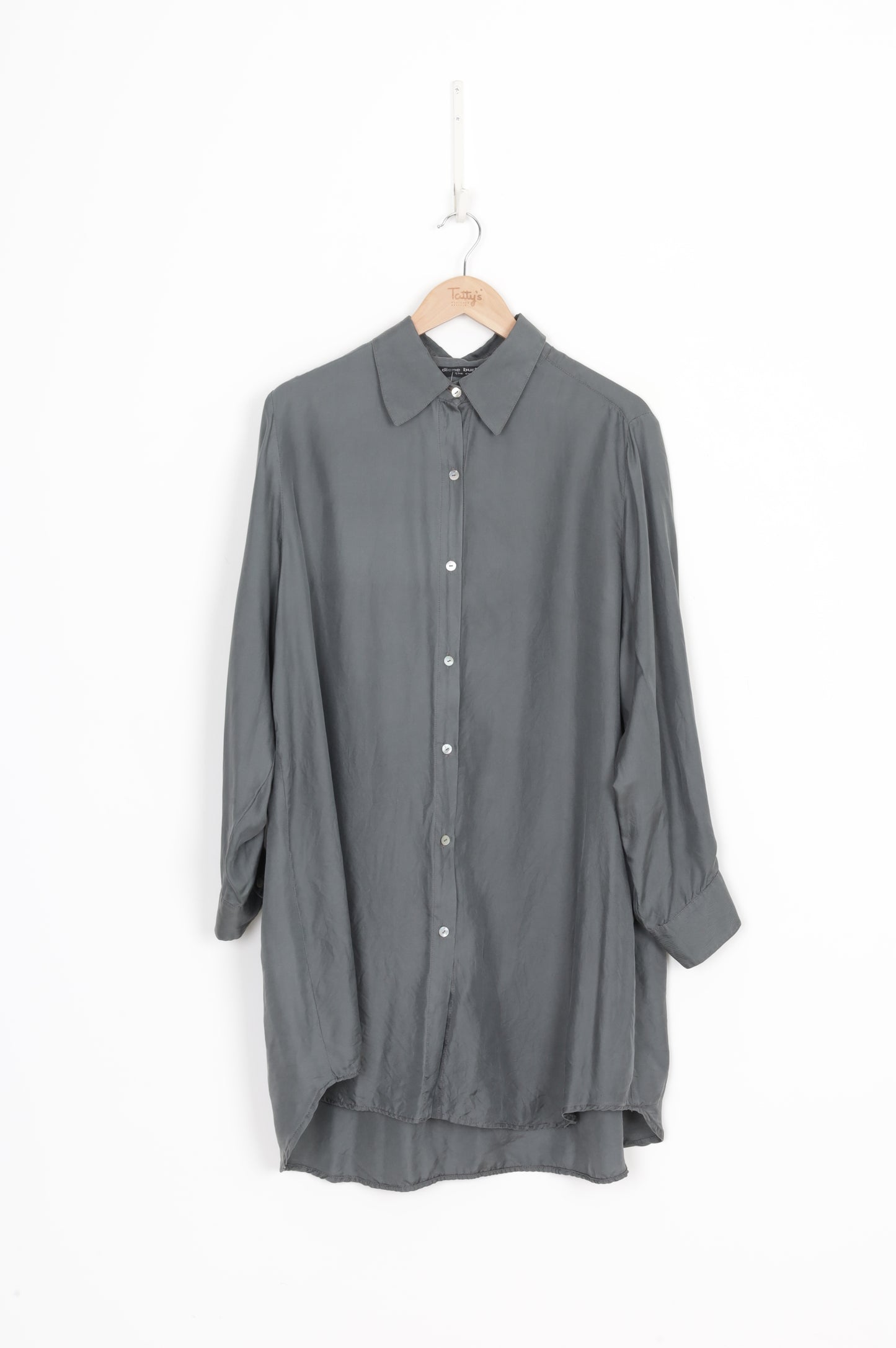 Diane Burkhardt Womens Grey Dress Size L