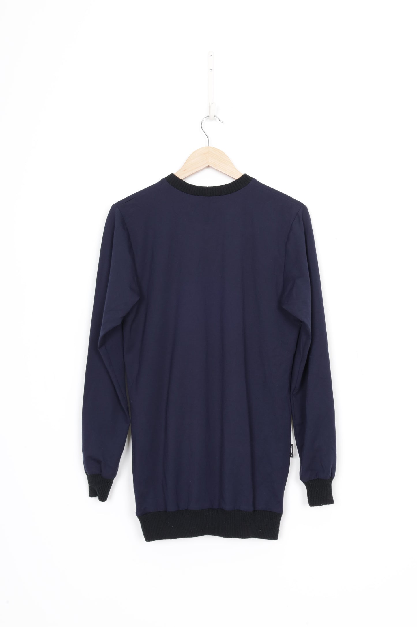 World Man Mens Blue Sweatshirt Size XS