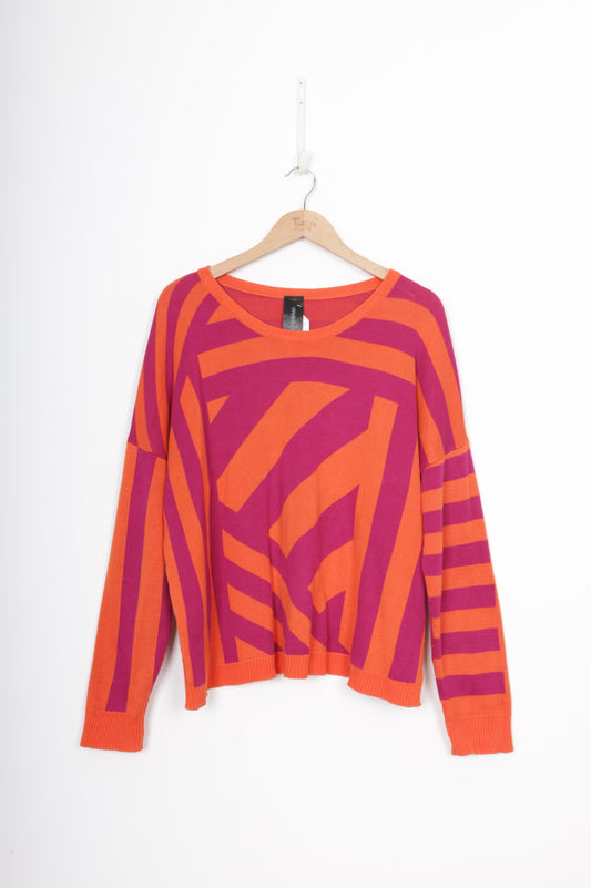 Maaike Womens Orange Jumper Size O/S