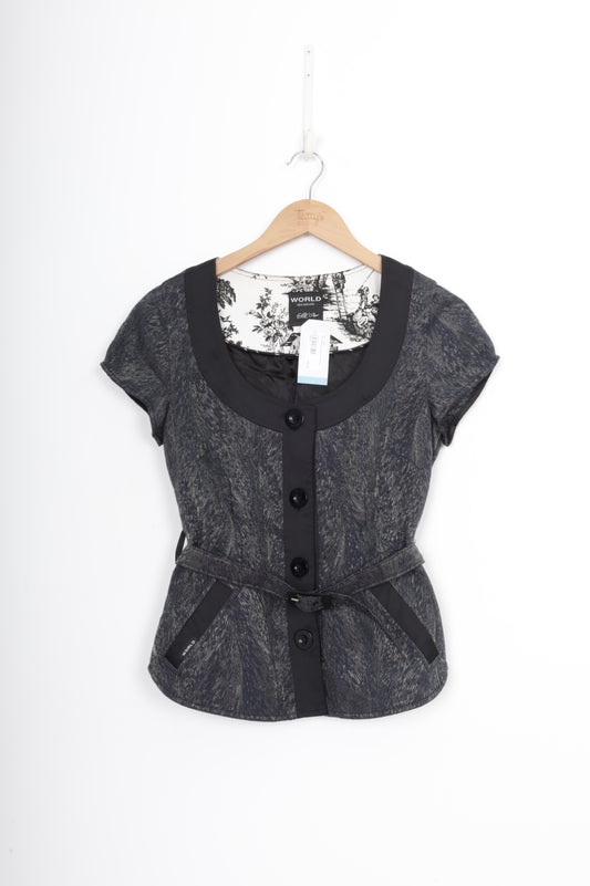 World Womens Blue Top Size XS