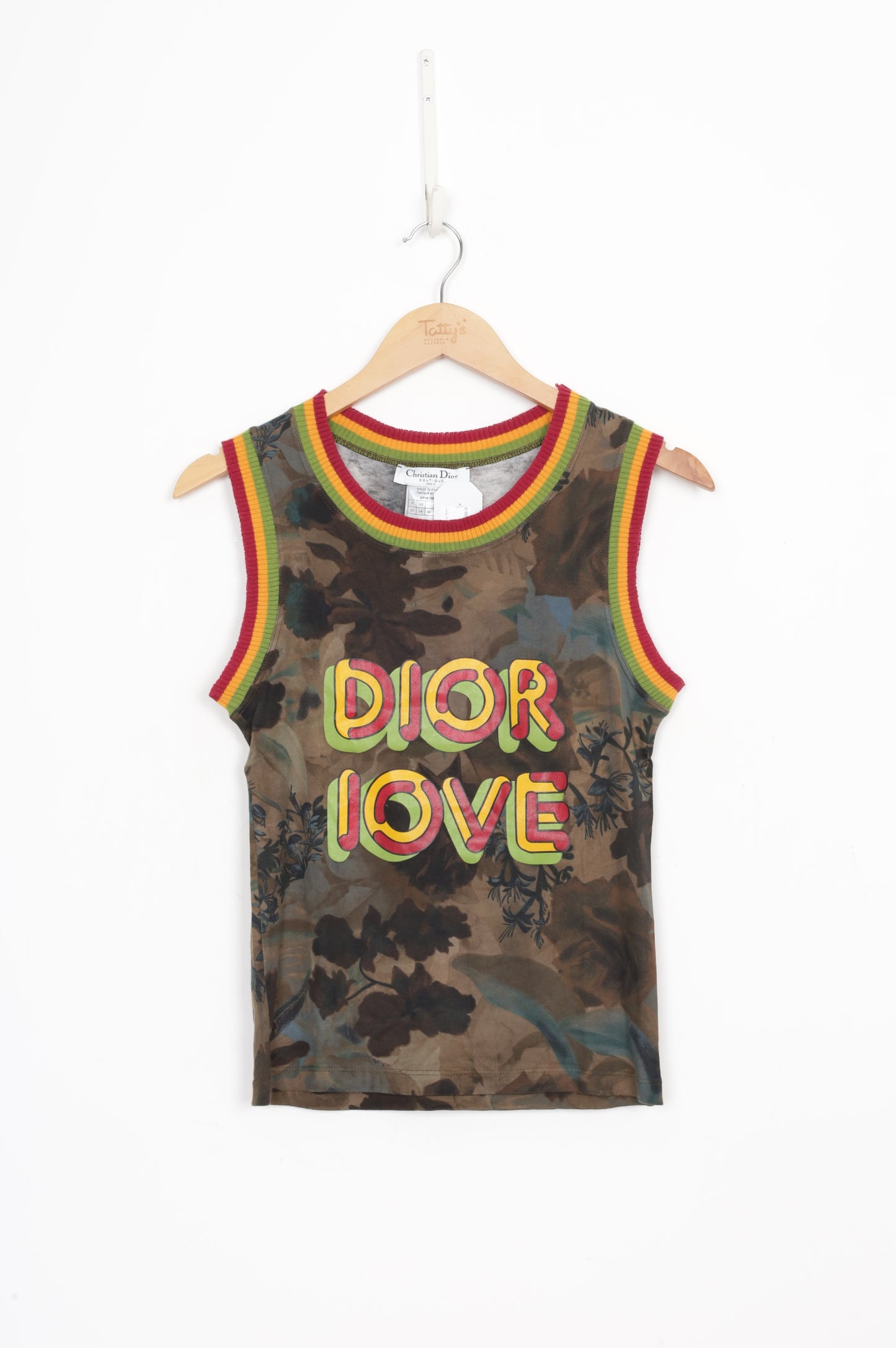 Christian Dior Womens Green Top Size 40