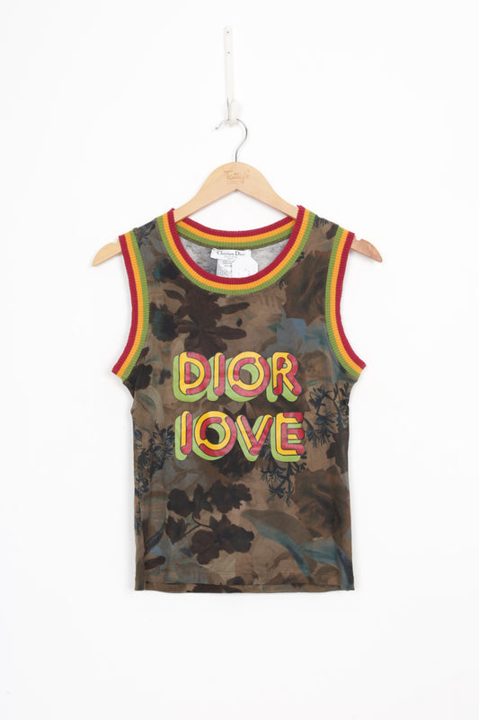 Christian Dior Womens Green Top Size 40