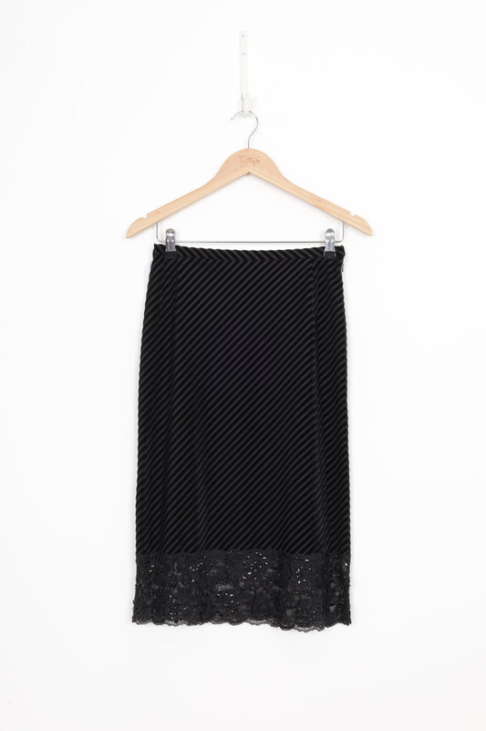 Adrienne Winkelmann Womens Black Skirt Size W 27