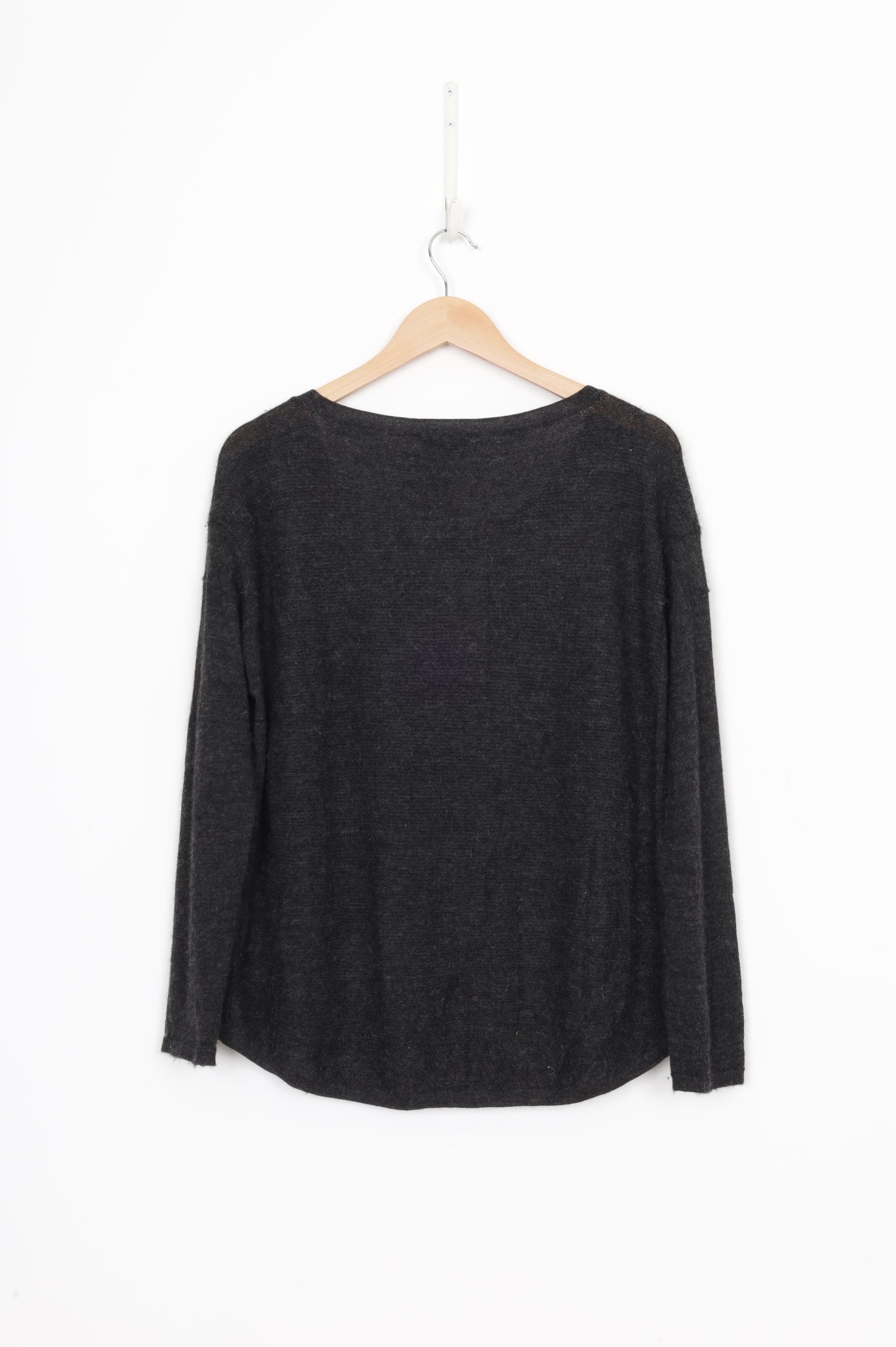 Eileen Fisher Womens Grey Jumper Size L