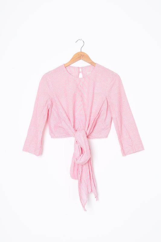 Penny Sage Womens Pink Top Size 6
