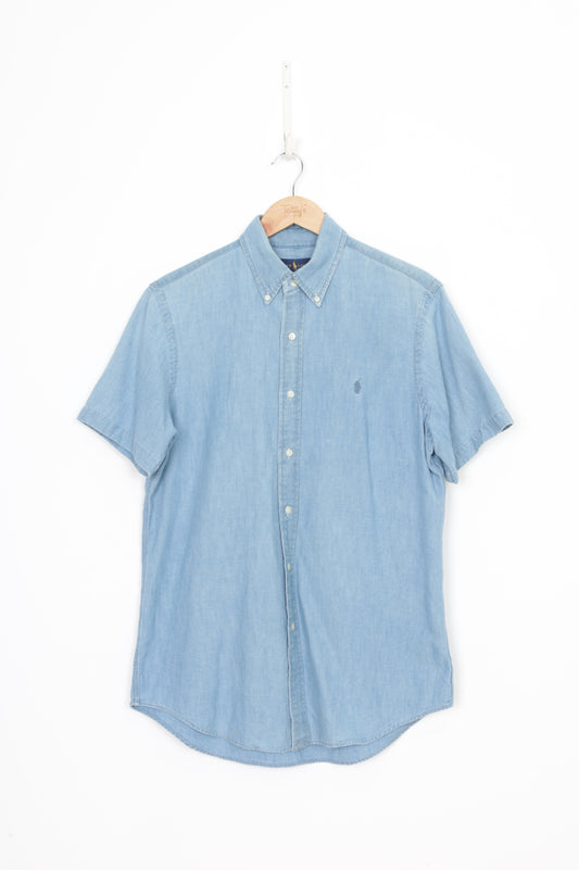 Ralph Lauren Mens Blue Shirt Size M