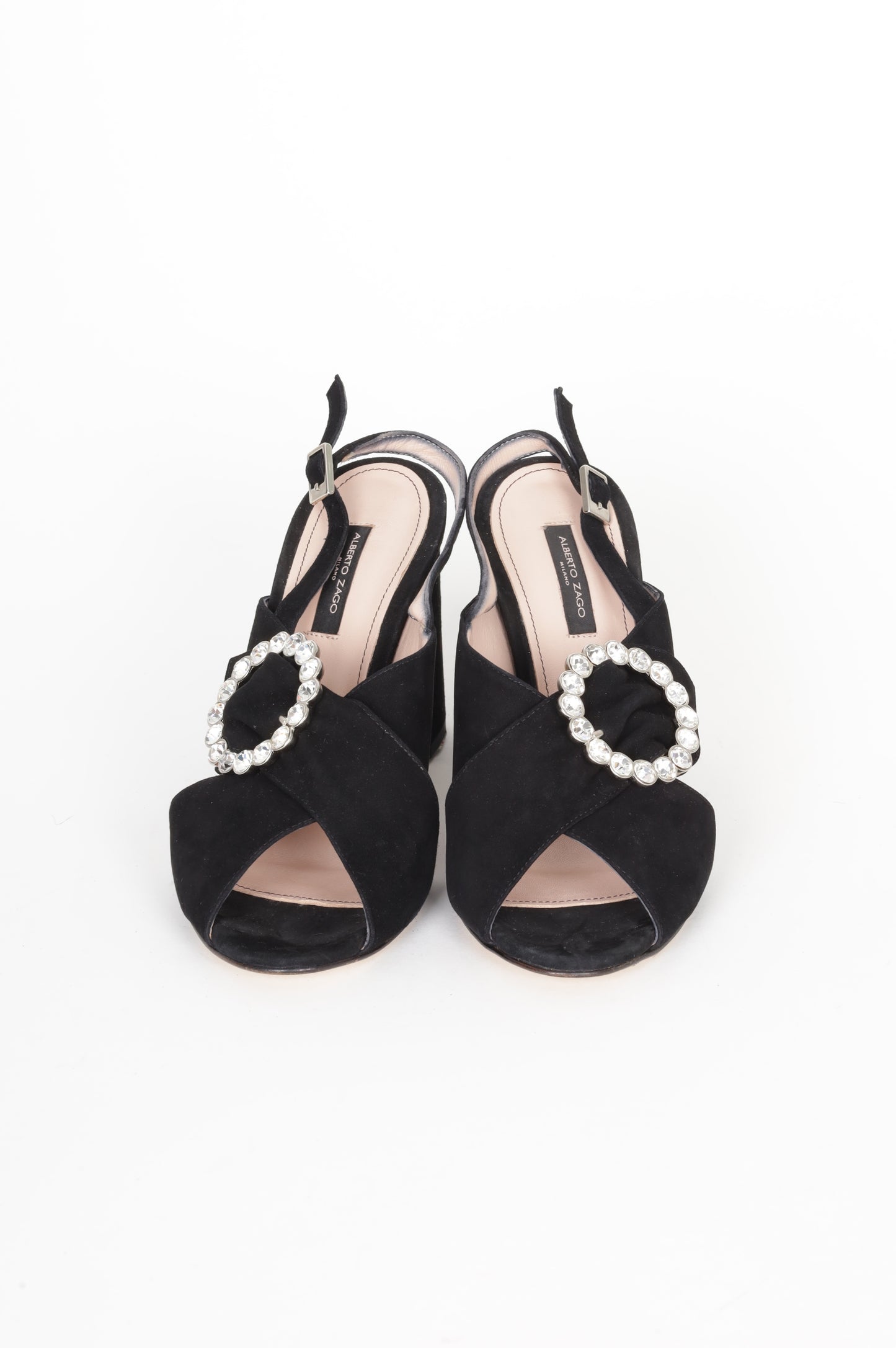 Alberto Zago Womens Black Heels Size EU 41