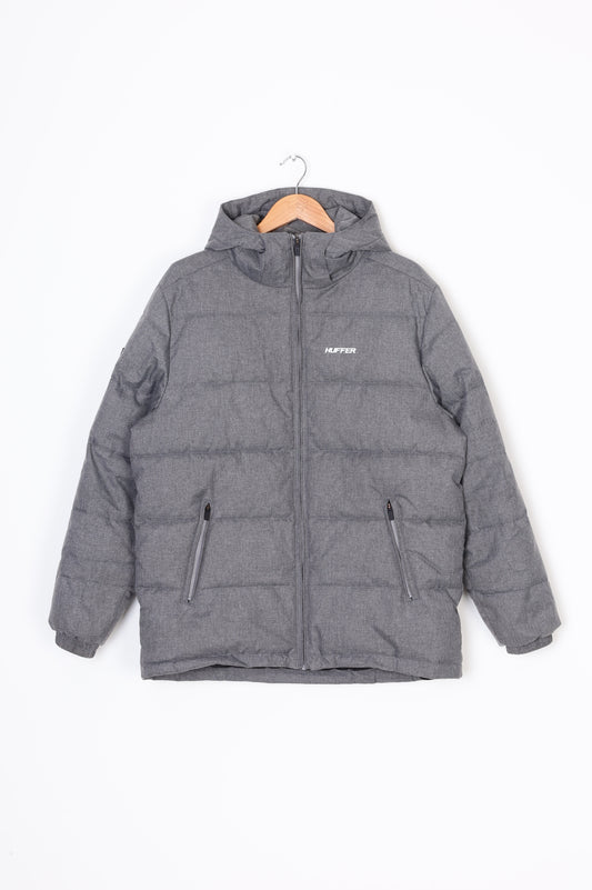 Huffer Mens Grey Jacket Size M