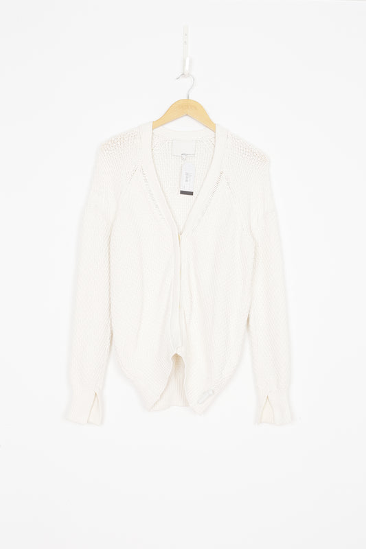 3.1 Phillip Lim Womens Cream Cardigan Size M