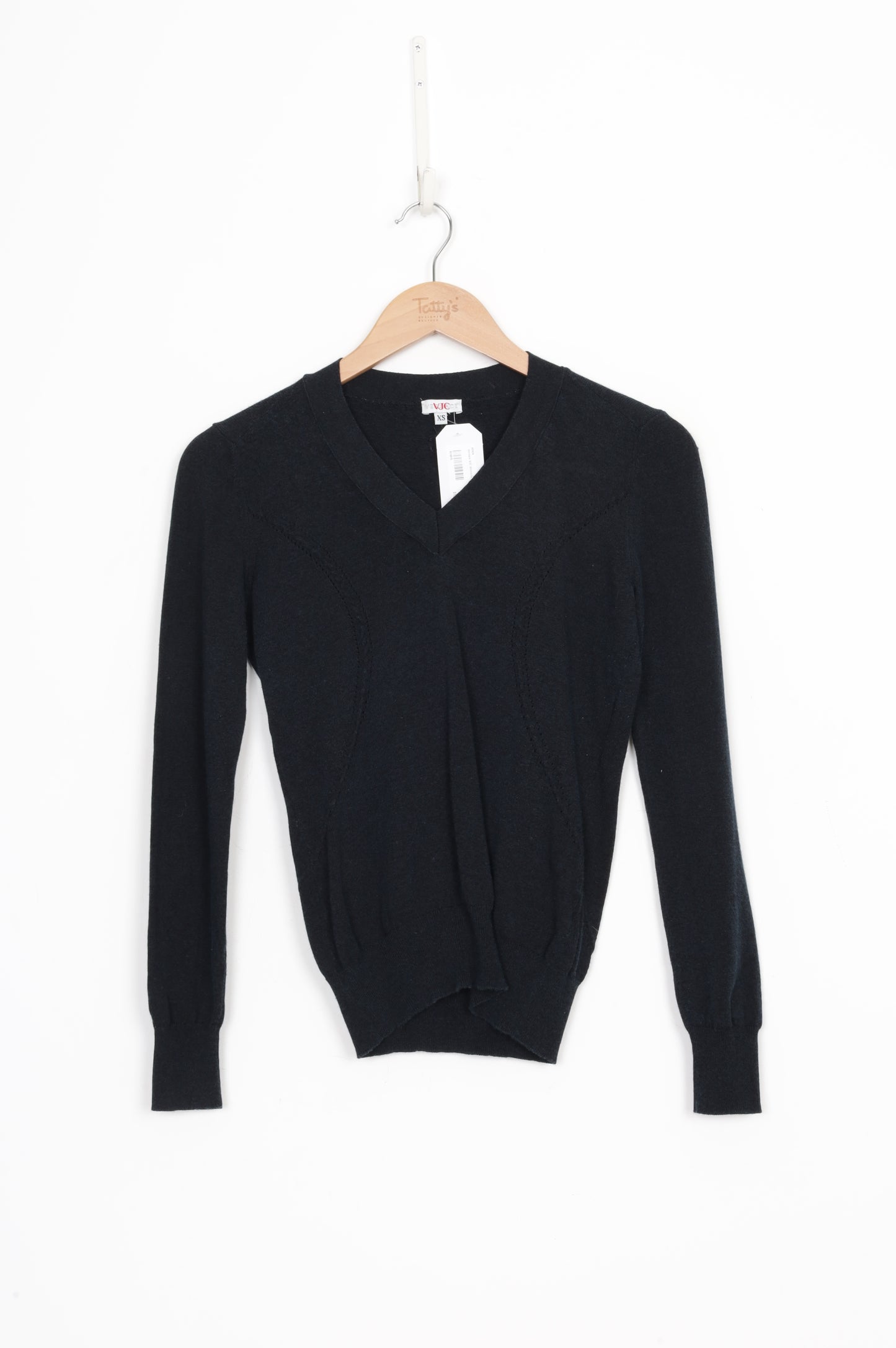 Versace VJC Womens Black Jumper Size XS