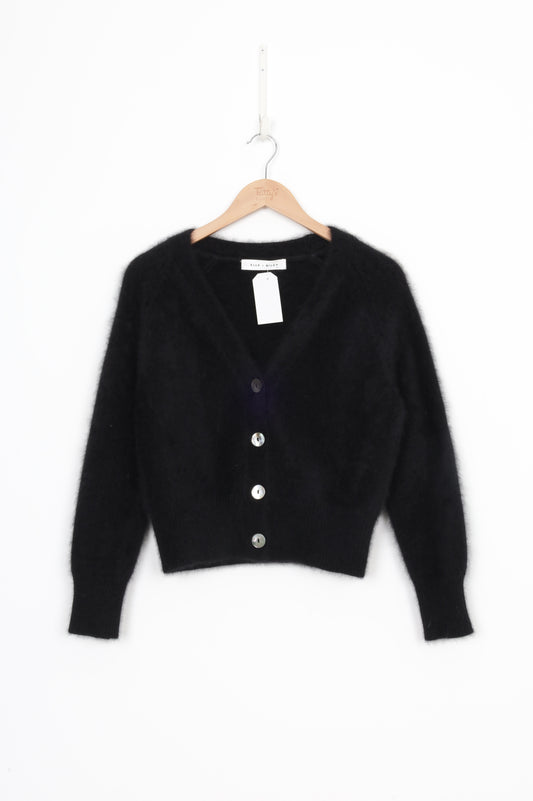 Elle + Riley Womens Black Cardigan Size S