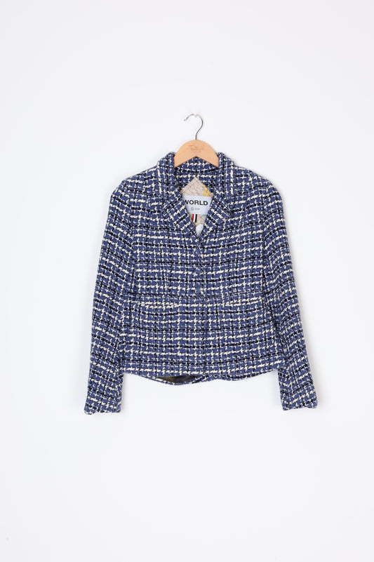 World Womens Blue Jacket Size XXS