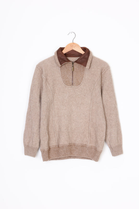 McDonald New Zealand Womens Beige Jumper Size XS