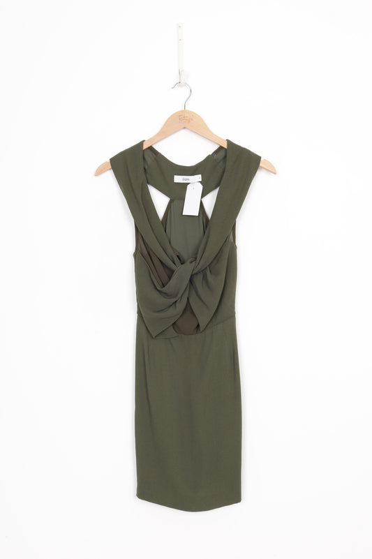 Liam Womens Green Dress Size 8