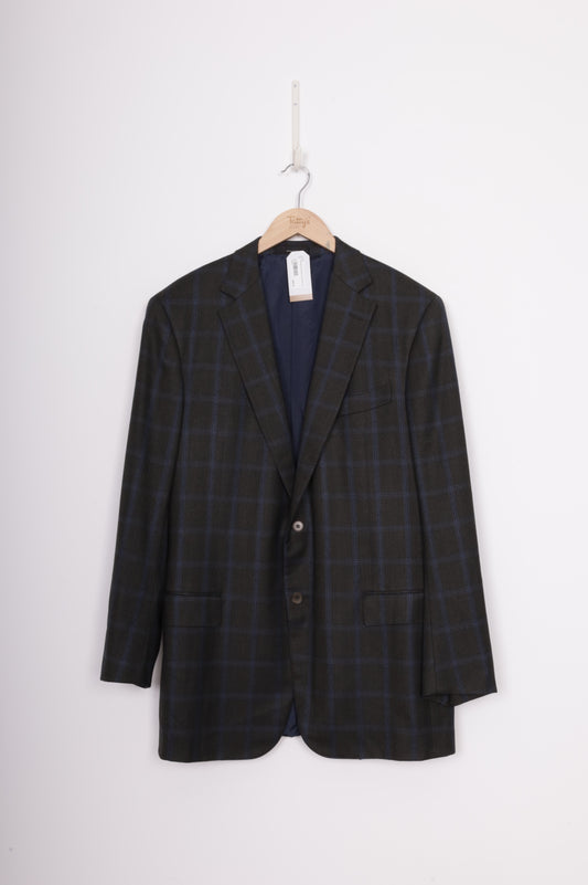 Ermenegildo Zegna Mens Grey Blazer Size L