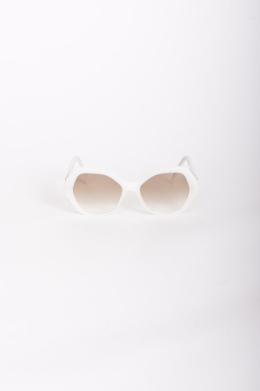 Celine Womens White Sunglasses Size O/S