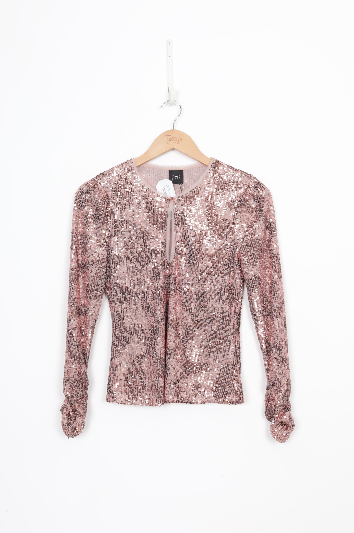 Husk Womens Pink Top Size 6
