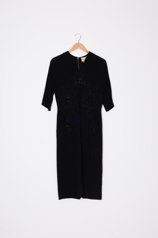 Lucele - vintage Womens Black Dress Size M