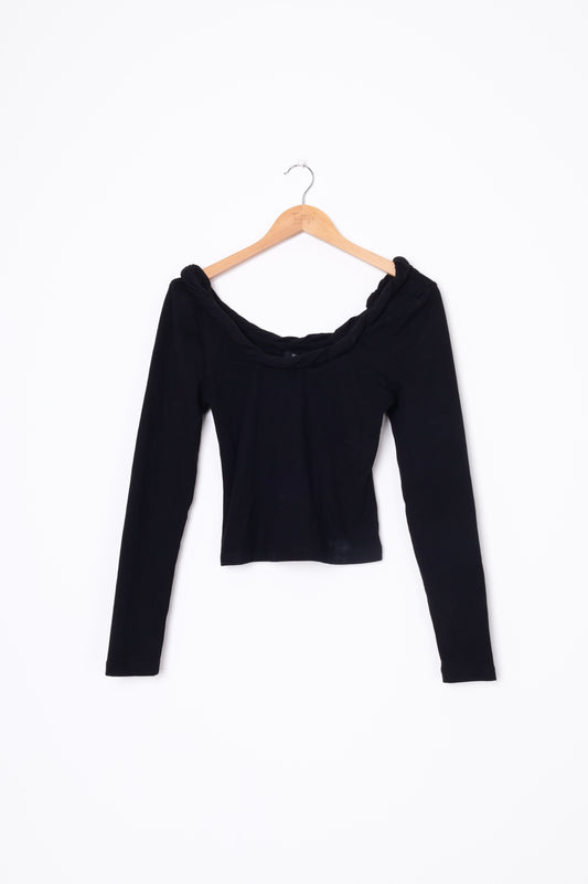Wynn Hamlyn Womens Black Top Size 6