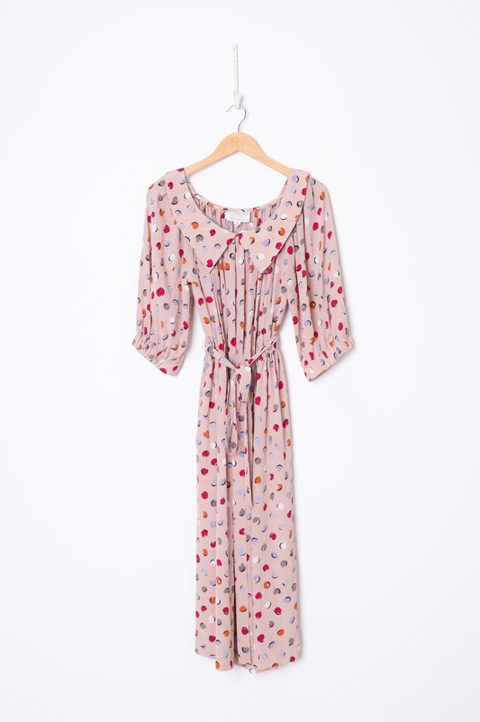 Christian Dior - Vintage Womens Beige Dress Size 10