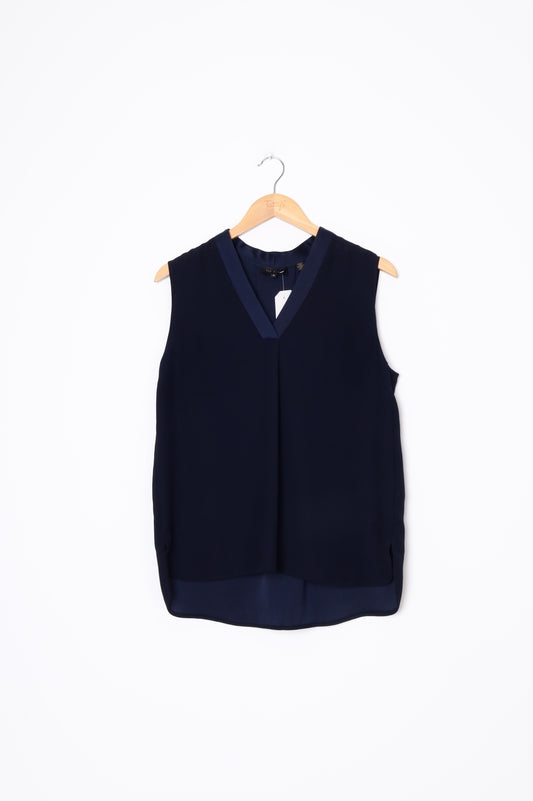 Ted Baker Womens Blue Top Size 3