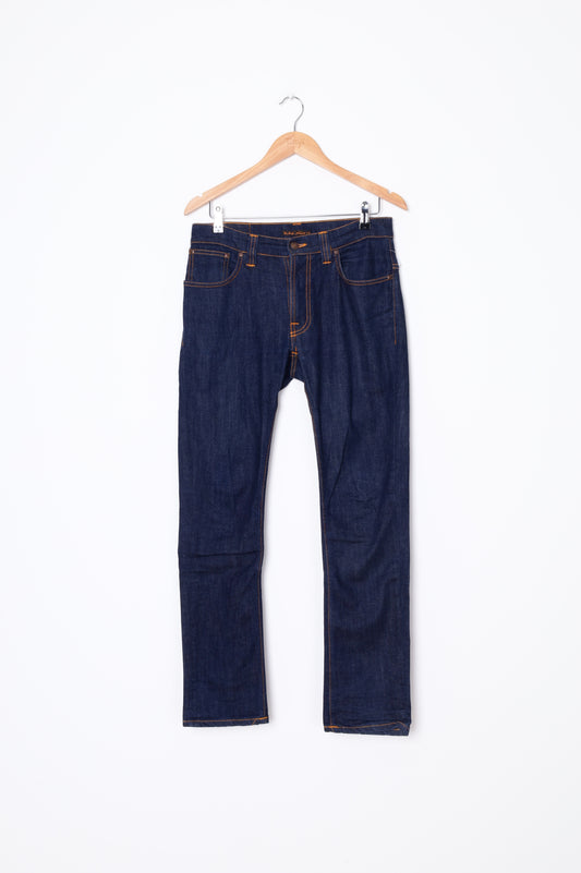 Nudie Jeans Mens Blue Jeans Size W 32