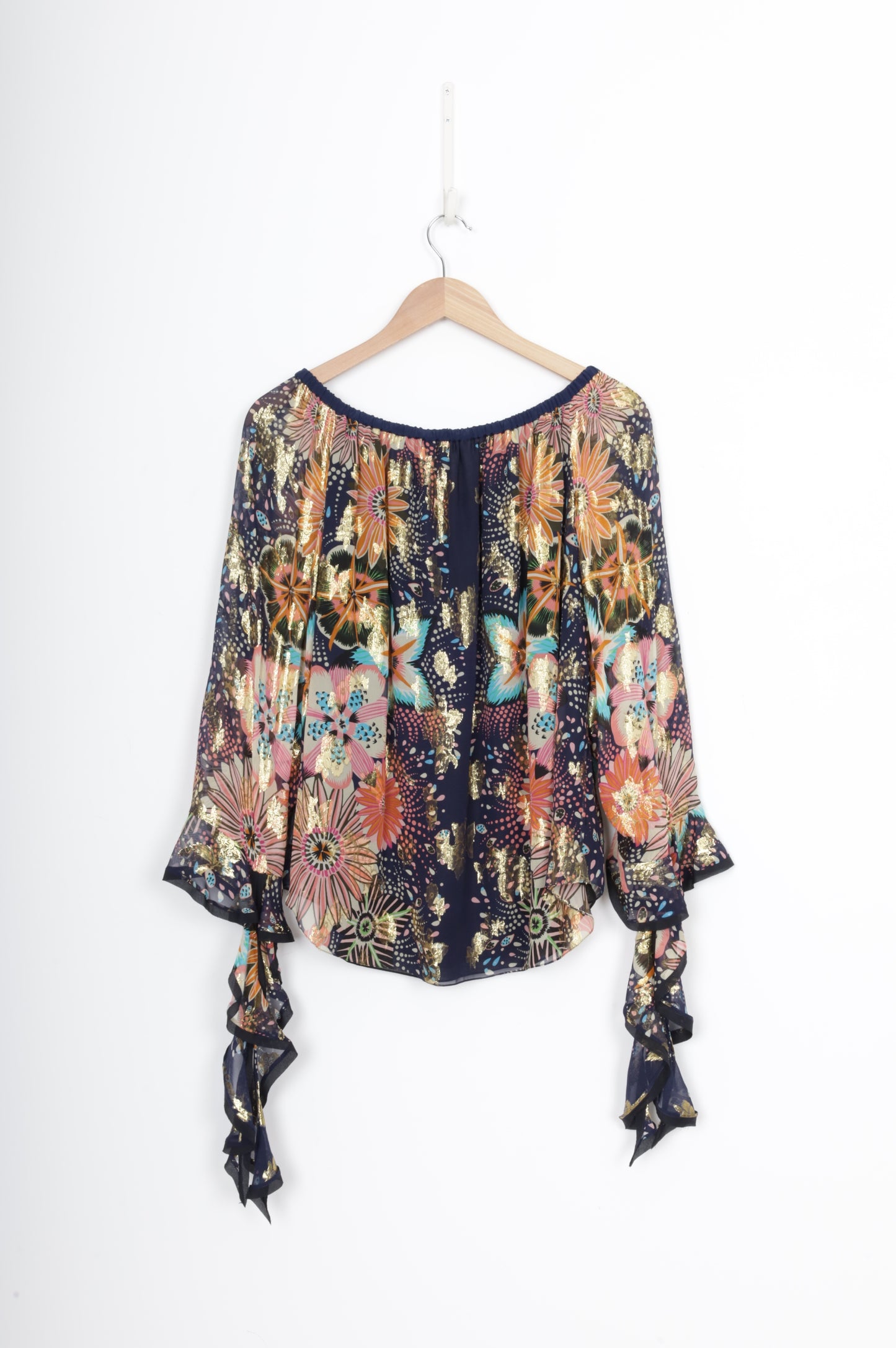Chloe Womens Blue Top Size 38