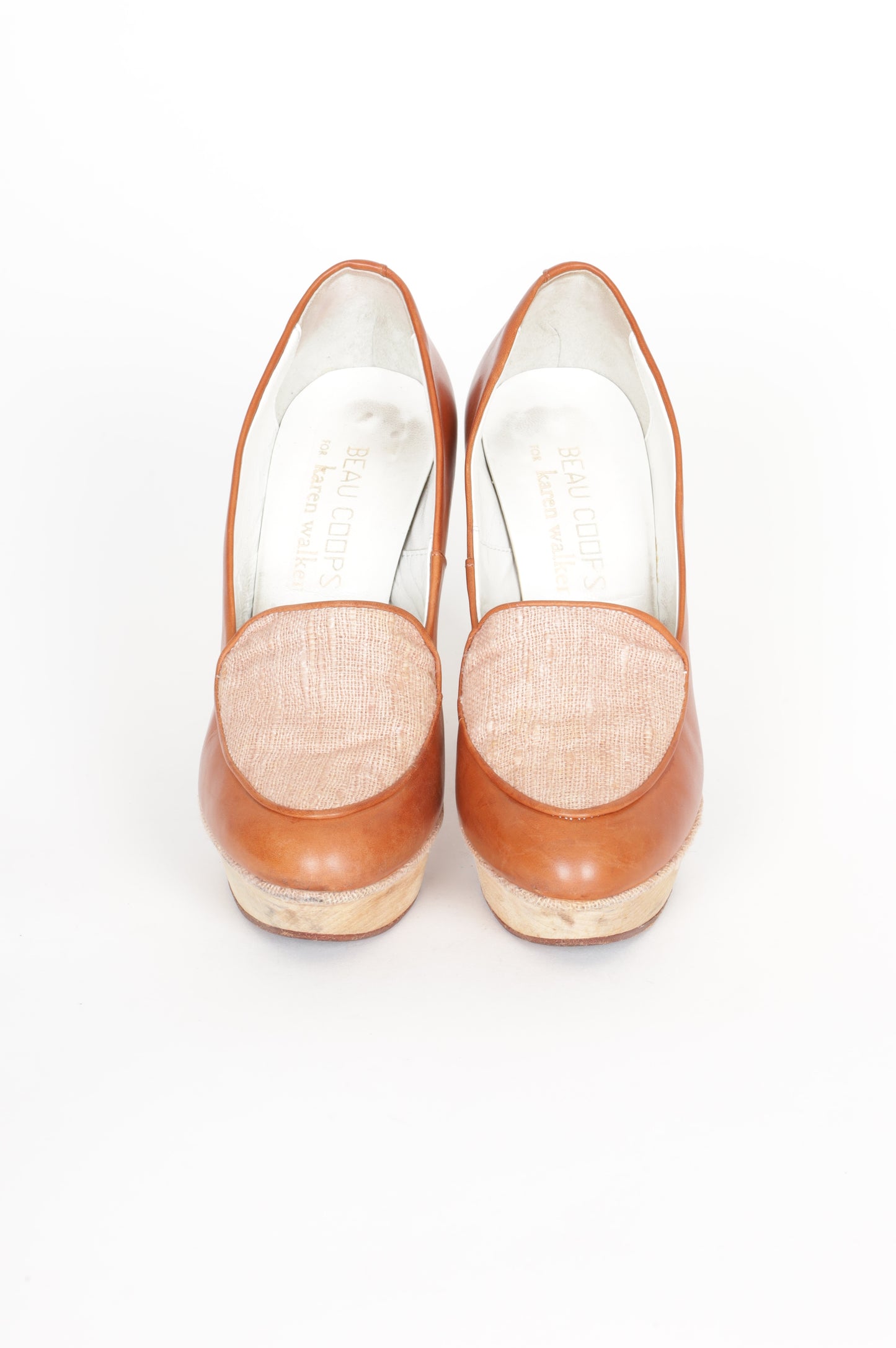 Beau Coops for Karen Walker Womens Brown Heels Size EU 39