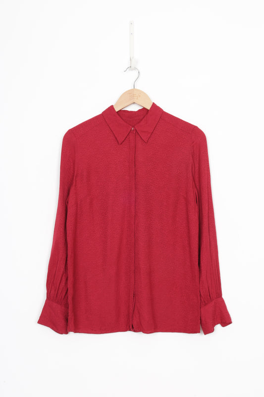 Saba Womens Red Shirt Size 8