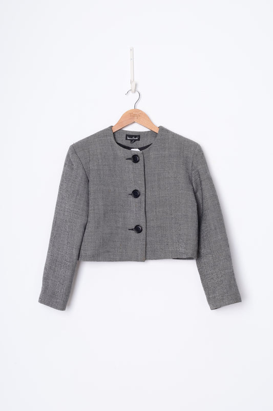Miss Crabb Womens Black Jacket Size 8