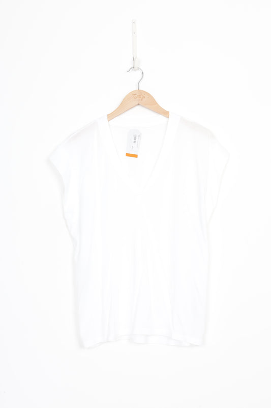 frame Womens White Top Size M