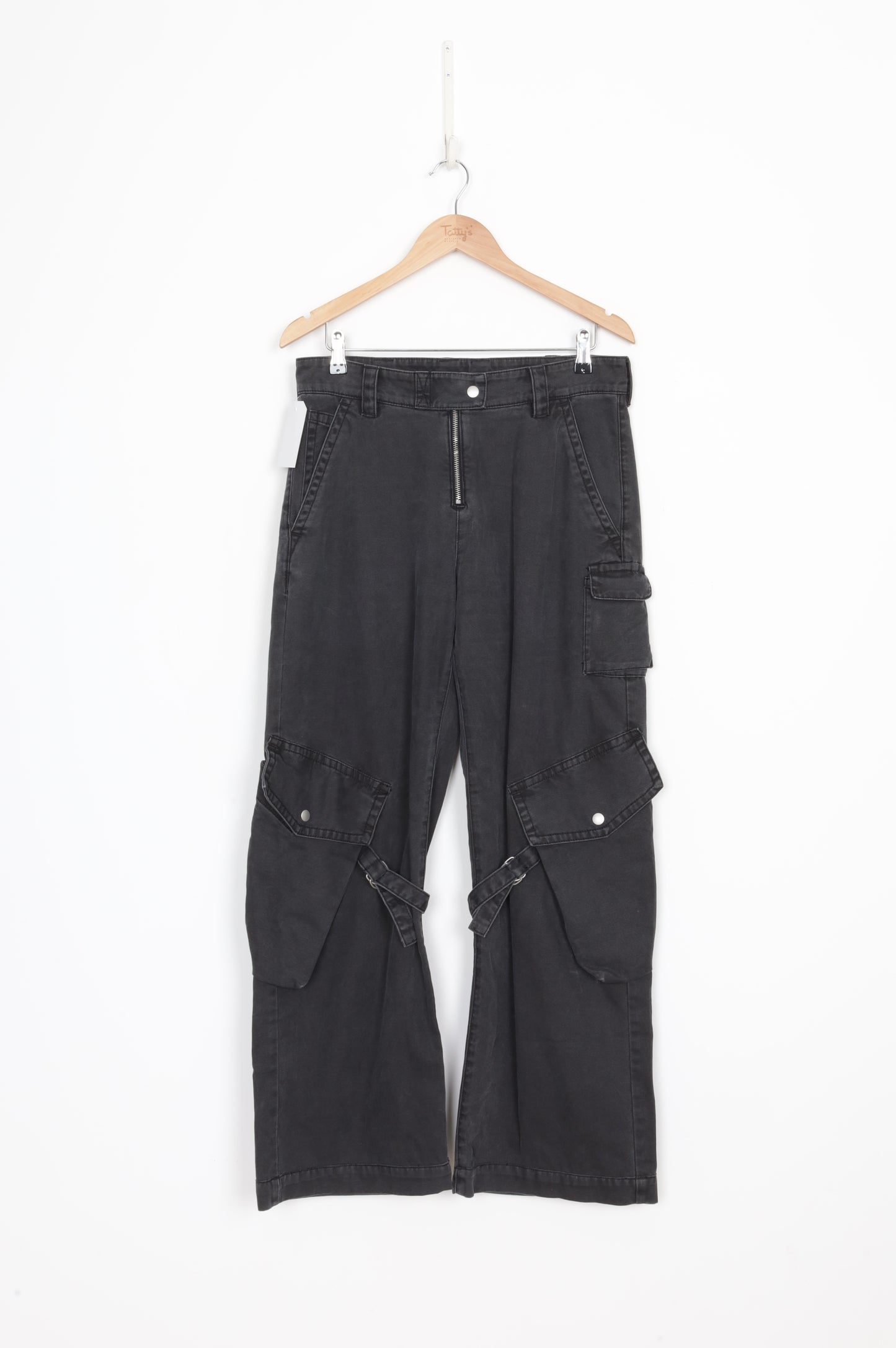 Acne Studios Womens Black Pants Size EU 38