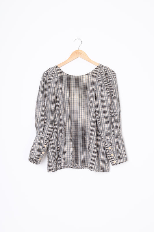 Mina Womens Beige Top Size 10