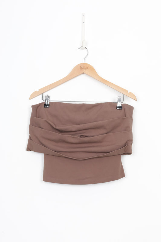 Harris Tapper Womens Brown Top Size 8