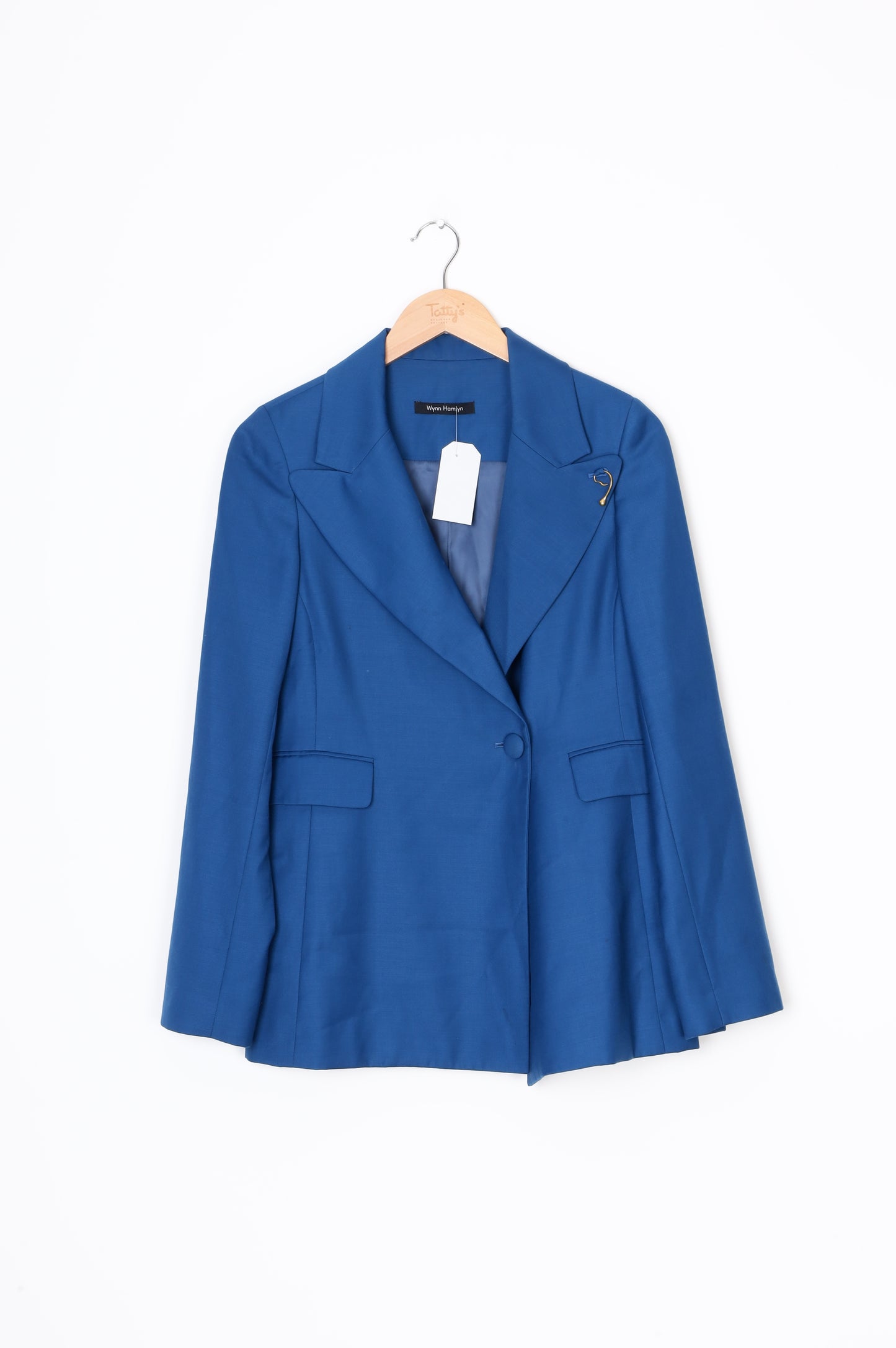 Wynn Hamlyn Womens Blue Blazer Size 6