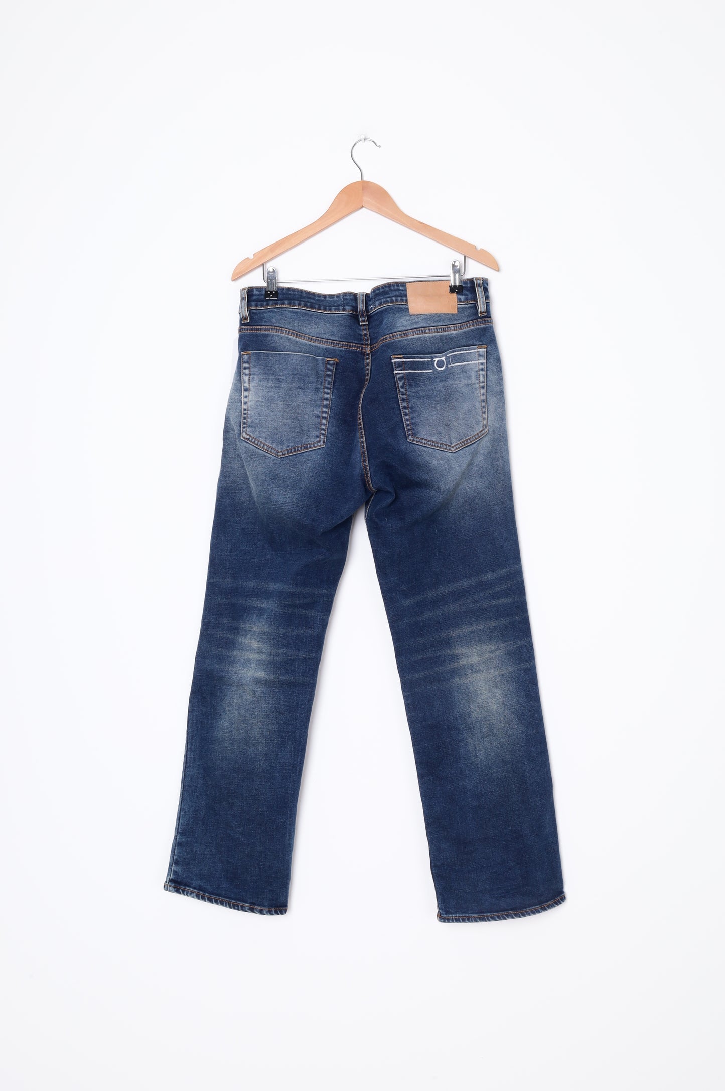 Salvatore Ferragamo Womens Blue Jeans Size W 32
