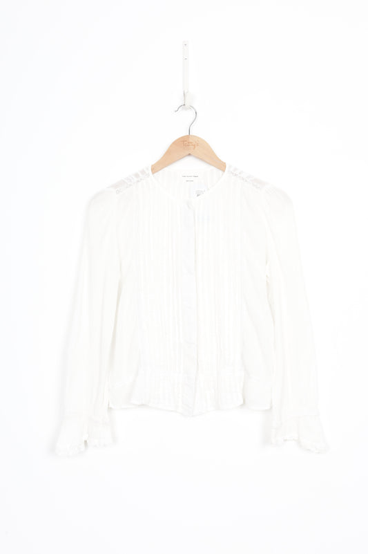 *Etoile Isabel Marant Womens White Shirt Size S