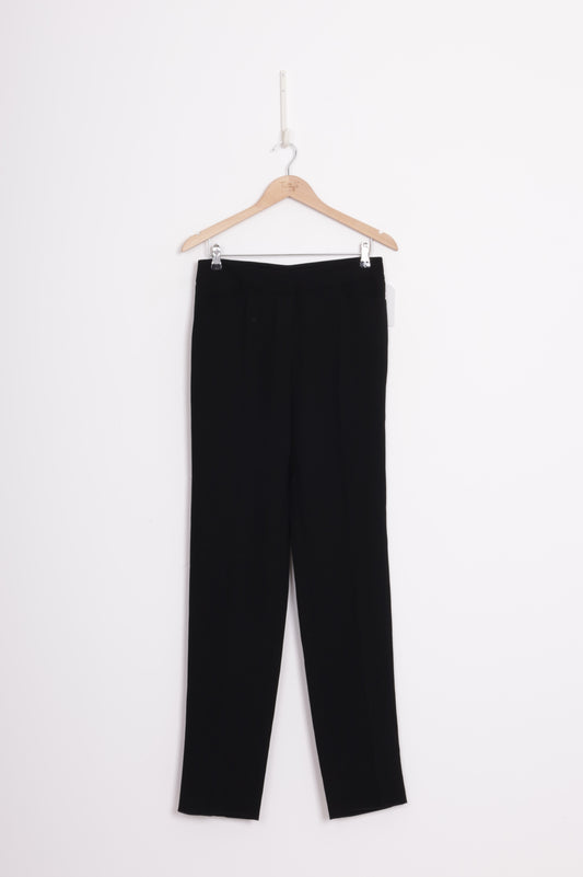 Emporio Armani Womens Black Pants Size 40